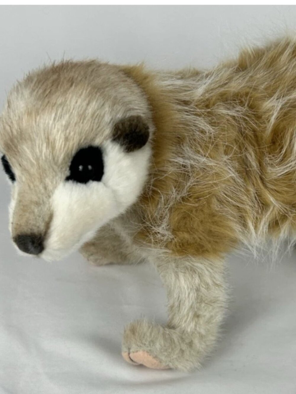 Vintage Hansa Meerkat Plush Stuffed Animal 2004 Standing Posable NWT
